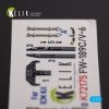 KELIK K72175 FW-189C/V-6 - interior 3D decals for ICM kit 1/72